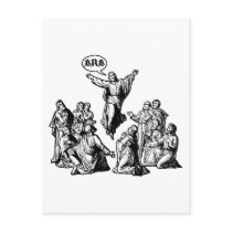 Jesus BRB lol shirt Post Card