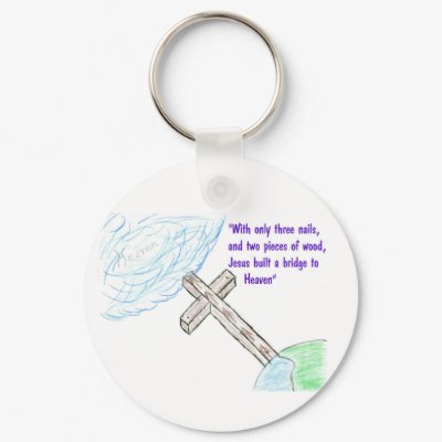 Jesus bridge keychains by Trebor43