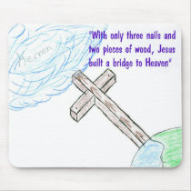 Jesus bridge mousepads