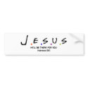 Jesus Bumper Sticker bumper stickers