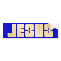 Jesus bumper stickers