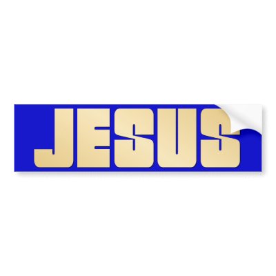 Jesus Bumper Stickers by InspiredByHim