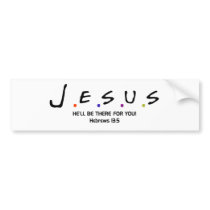 Jesus Bumper Sticker bumper stickers by KiKiMart Jesus Bumper Sticker bumper stickers