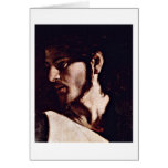 Jesus By Michelangelo Merisi Da Caravaggio Greeting Card
