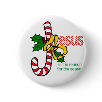 Jesus Candy Cane buttons by seasonreason Jesus Candy Cane buttons