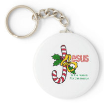Jesus Candy Cane Keychains