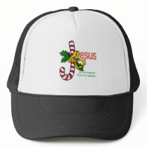 Jesus Candy Cane Legend Baseball Hat