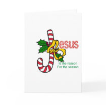 Jesus Candy Cane Legend Christmas Card by seasonreason Jesus Candy Cane Legend Christmas Card