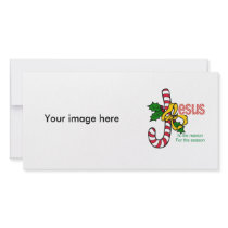 Jesus Candy Cane Photo Card photo cards