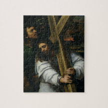Jesus Carrying the Cross, c.1535 (oil on panel) Jigsaw Puzzle