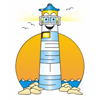 Jesus Cartoon Lighthouse shirt