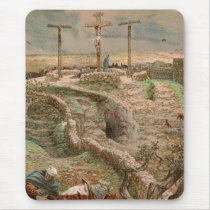 Jesus Christ alone on the Cross Mousemat