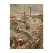 Jesus Christ alone on the Cross Postcard