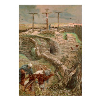 Jesus Christ alone on the Cross Posters