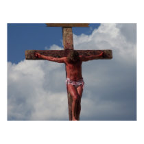 Jesus Christ Crucifixion Christian Poster Photo posters