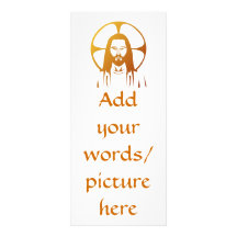 Jesus Christ : God bless you Custom Rack Cards