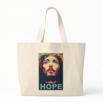 Jesus Christ Hope Canvas Bag