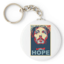 Jesus Christ Hope Keychains