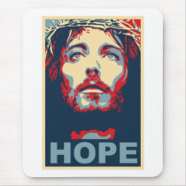 Jesus Christ Hope Mouse Pad
