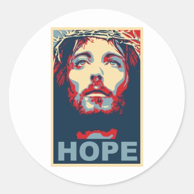 Jesus Christ Hope Stickers