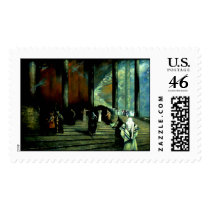Jesus Christ in the Temple postage