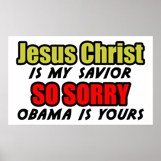Jesus Christ Is My Savior Poster | Zazzle