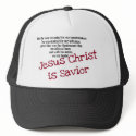 Jesus Christ is Savior hat