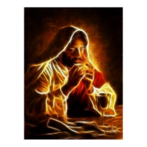 Jesus Christ Last Supper Poster