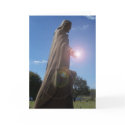 Jesus Christ Light of the world greeting card art