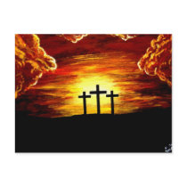 Jesus Christ Love of God Cross Crucifix postcards by Teofaith Jesus Christ Love of God Cross Crucifix postcards