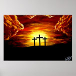 Jesus Christ Love of God Cross Crucifix posters