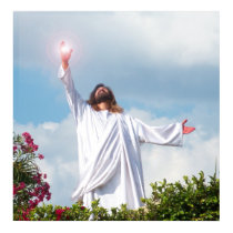 Jesus Christ Resurrection Easter Christian Poster
