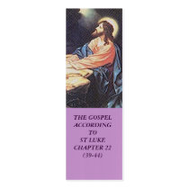 Jesus Christ Suffers In Gethsemane-Bible Marker Business Card Templates