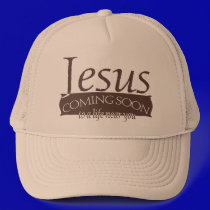 Jesus Coming Soon Trucker Hat