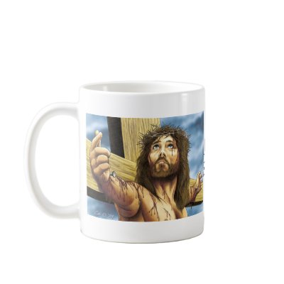 Jesus Crucified Coffee Mug by artistch
