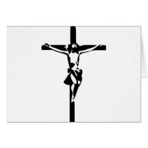 Jesus - Crucifix Greeting Card