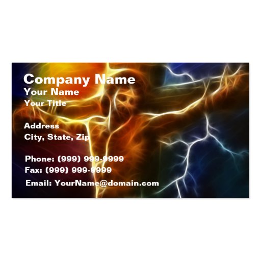 Jesus Crucifixion 2 Business Card Templates