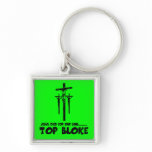 Jesus died for our sins key chains