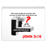 JESUS DIED FOR US ALL CALENDAR