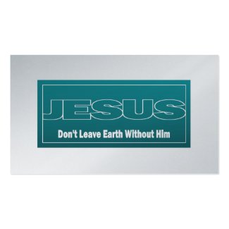 JESUS Don't Leave Earth Without Him profilecard