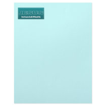 JESUS Don't Leave Earth Without Him Personalized Letterhead