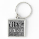 Jesus driving the merchants from the Temple keychains