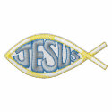 Jesus embroidered shirts