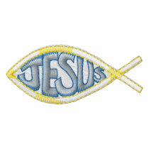 Jesus embroidered shirts