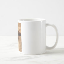 Jesús en la cruz taza