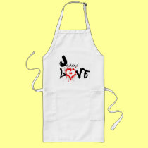 JeSUS equals love Apron aprons