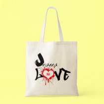 JeSUS equals love Bag bags