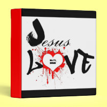 jeSUS equals love bINDER binders