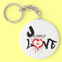 JeSUS equals love Keychain keychains