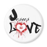 JeSUS equals love Magnet